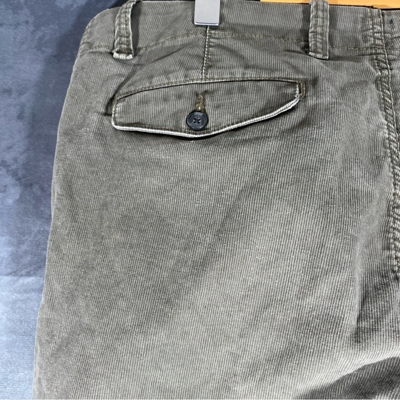 Gap Corduroy Pants Men's Size 40x32 Slim Fit Gray Straight Casual - Picture 8 of 11